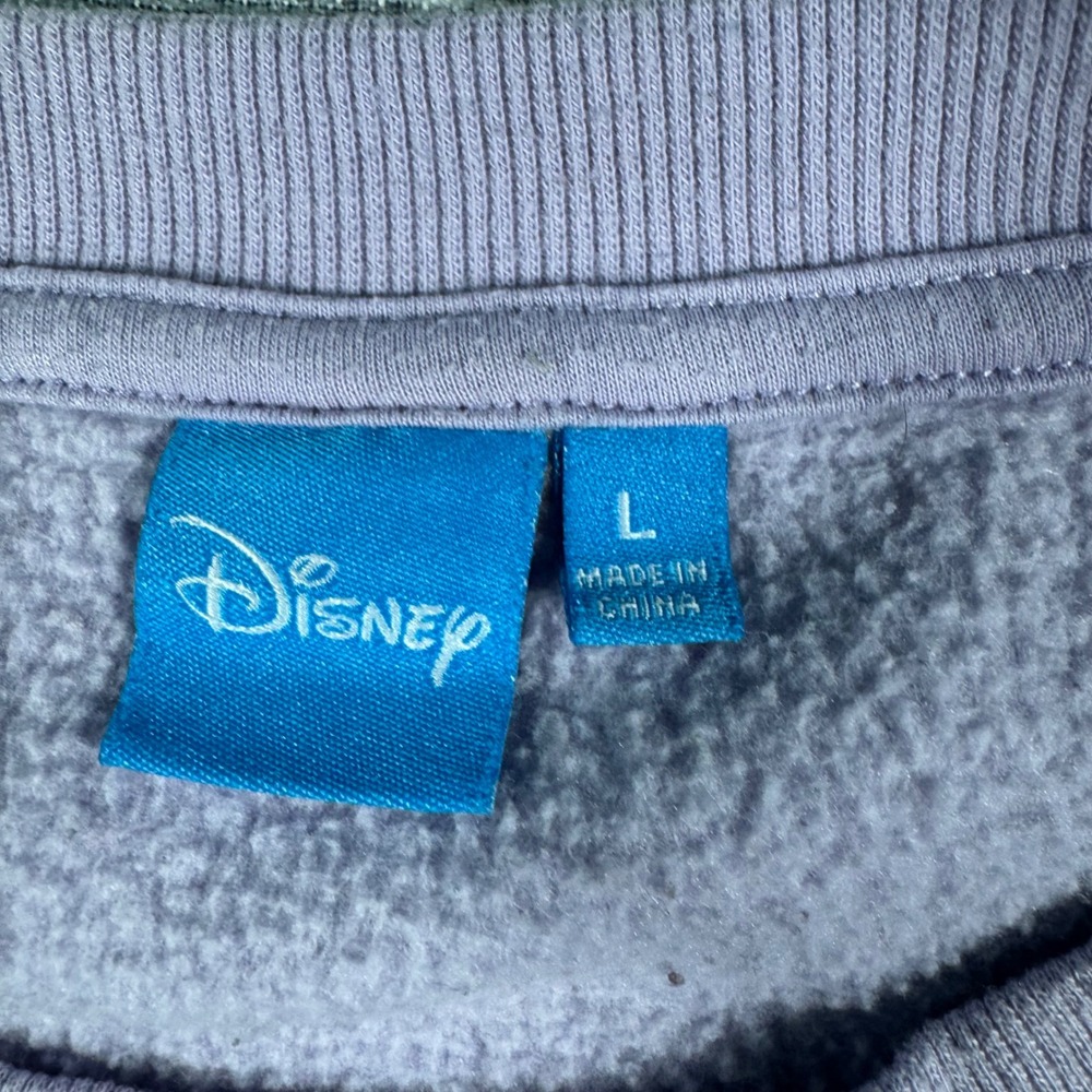 Disney Vibin & Thrivin Sweatshirt Mens Large Purple Mickey Friends Crewneck - Picture 5 of 10